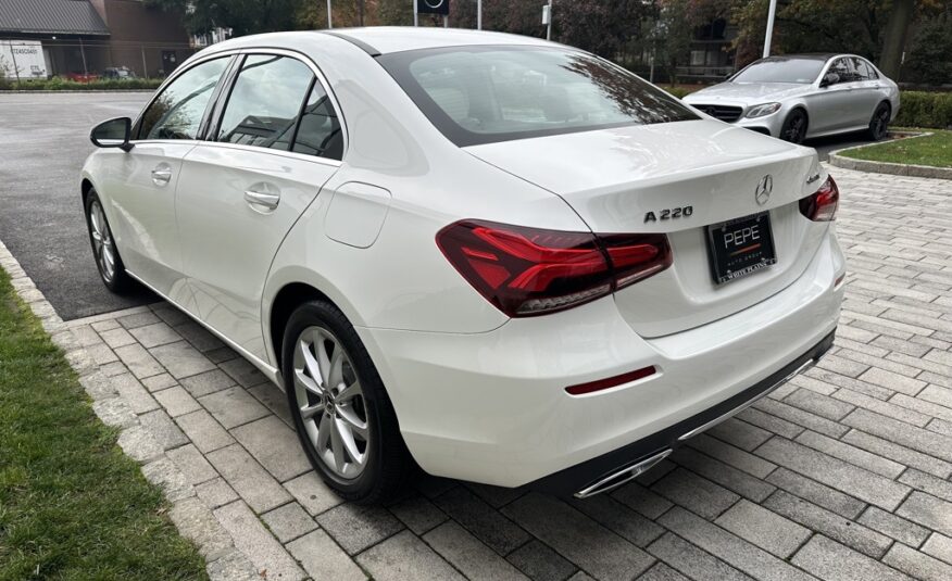 CERTIFIED PRE-OWNED 2021 MERCEDES-BENZ A 220 4MATIC® 4D SEDAN