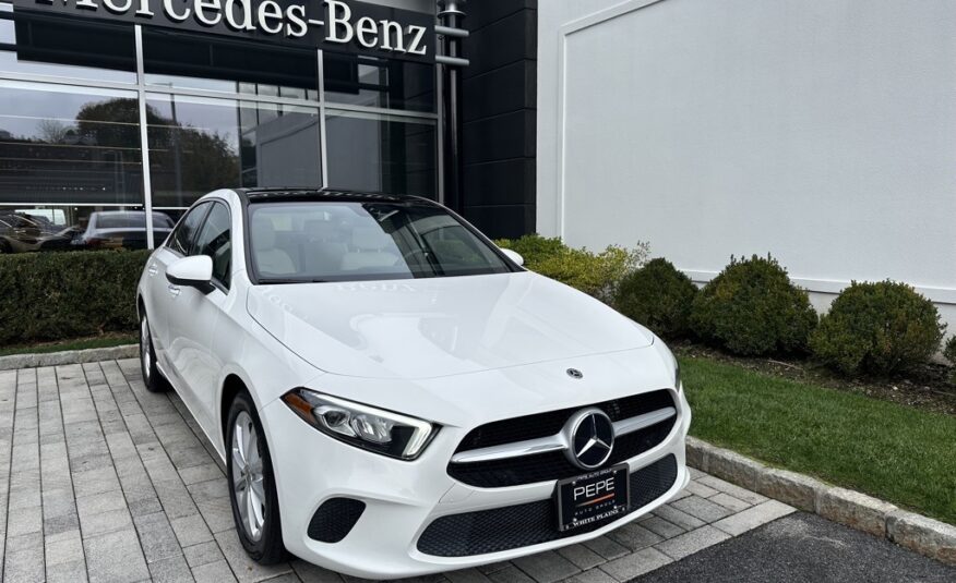 CERTIFIED PRE-OWNED 2021 MERCEDES-BENZ A 220 4MATIC® 4D SEDAN