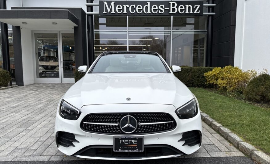 CERTIFIED PRE-OWNED 2021 MERCEDES-BENZ E 350 WITH NAVIGATION WHITE