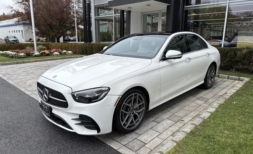 CERTIFIED PRE-OWNED 2021 MERCEDES-BENZ E 350 WITH NAVIGATION WHITE