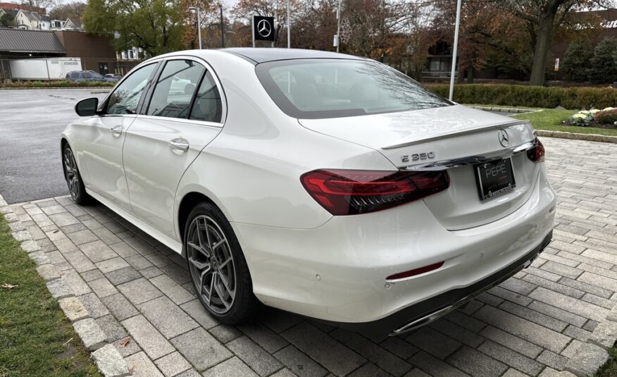 CERTIFIED PRE-OWNED 2021 MERCEDES-BENZ E 350 WITH NAVIGATION WHITE