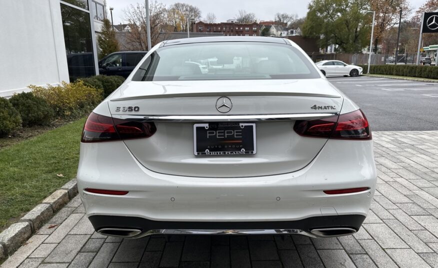 CERTIFIED PRE-OWNED 2021 MERCEDES-BENZ E 350 WITH NAVIGATION WHITE
