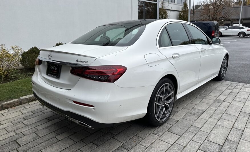 CERTIFIED PRE-OWNED 2021 MERCEDES-BENZ E 350 WITH NAVIGATION WHITE