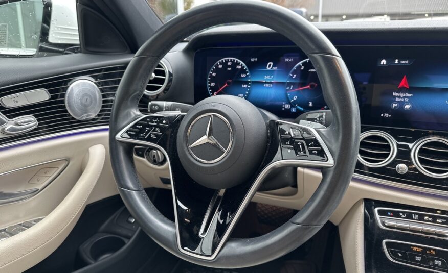 CERTIFIED PRE-OWNED 2021 MERCEDES-BENZ E 350 WITH NAVIGATION WHITE