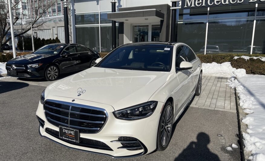CERTIFIED PRE-OWNED 2022 MERCEDES-BENZ S 500 WITH NAVIGATION