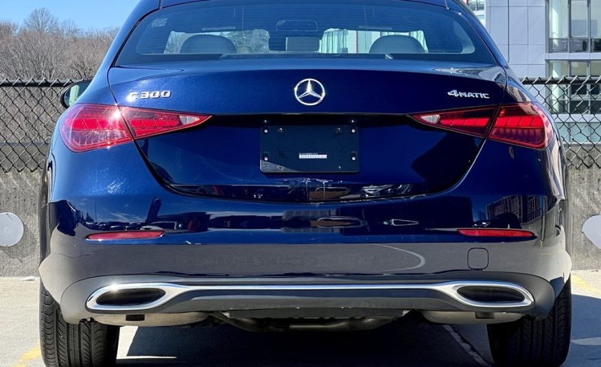 Certified Pre-Owned 2022 Mercedes-Benz C 300 4MATIC® 4D Sedan